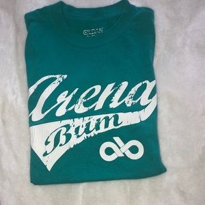 Arena bum short sleeve shirt!! Size small!!